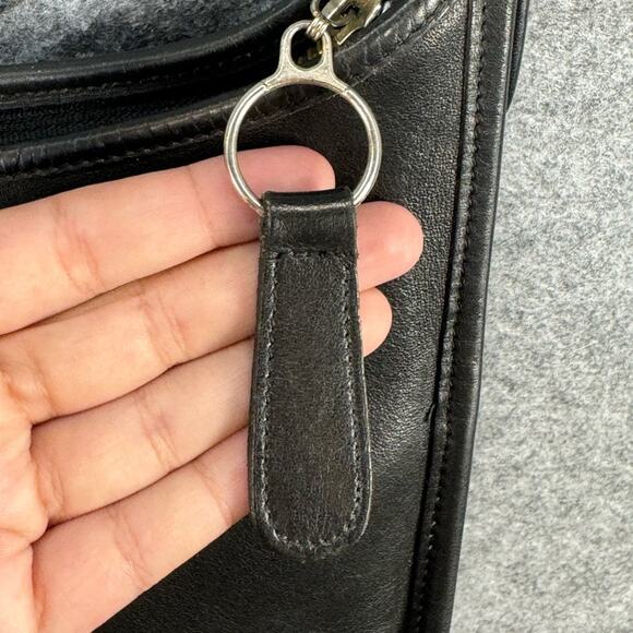 Coach Vintage Leather Purse 9950 Black Janice Legacy Bag unlined - Picture 4 of 9